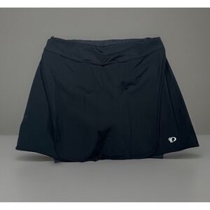Pearl Izumi Women's Cycling Skort Size L Black W/Removable Padded Liner-EUC